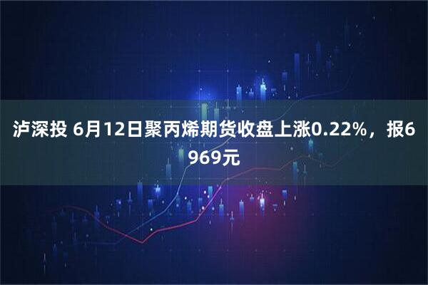 泸深投 6月12日聚丙烯期货收盘上涨0.22%，报6969元